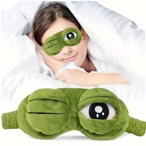 Cuddle Buddy Soft Frog Sleep Eye Mask NEW